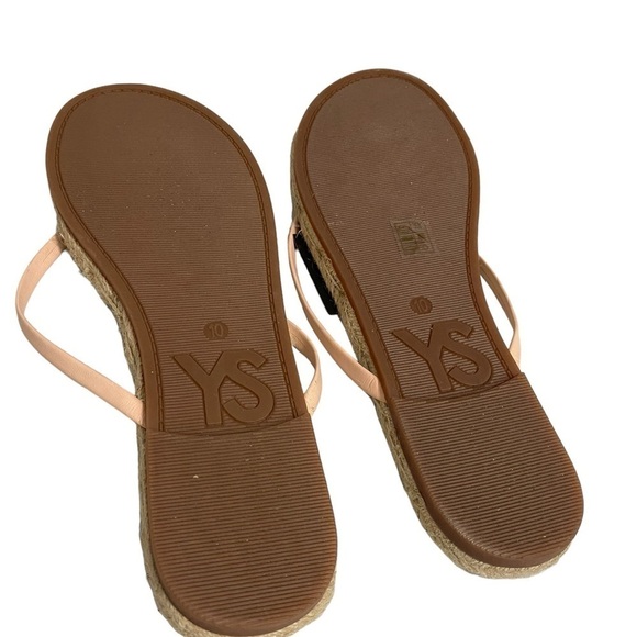 YOSI SAMRA - SIZE 10 - NWT - HANDSTITCHED JUTE ROPE - HAS PINK T-STRAP - S7 - Picture 6 of 8